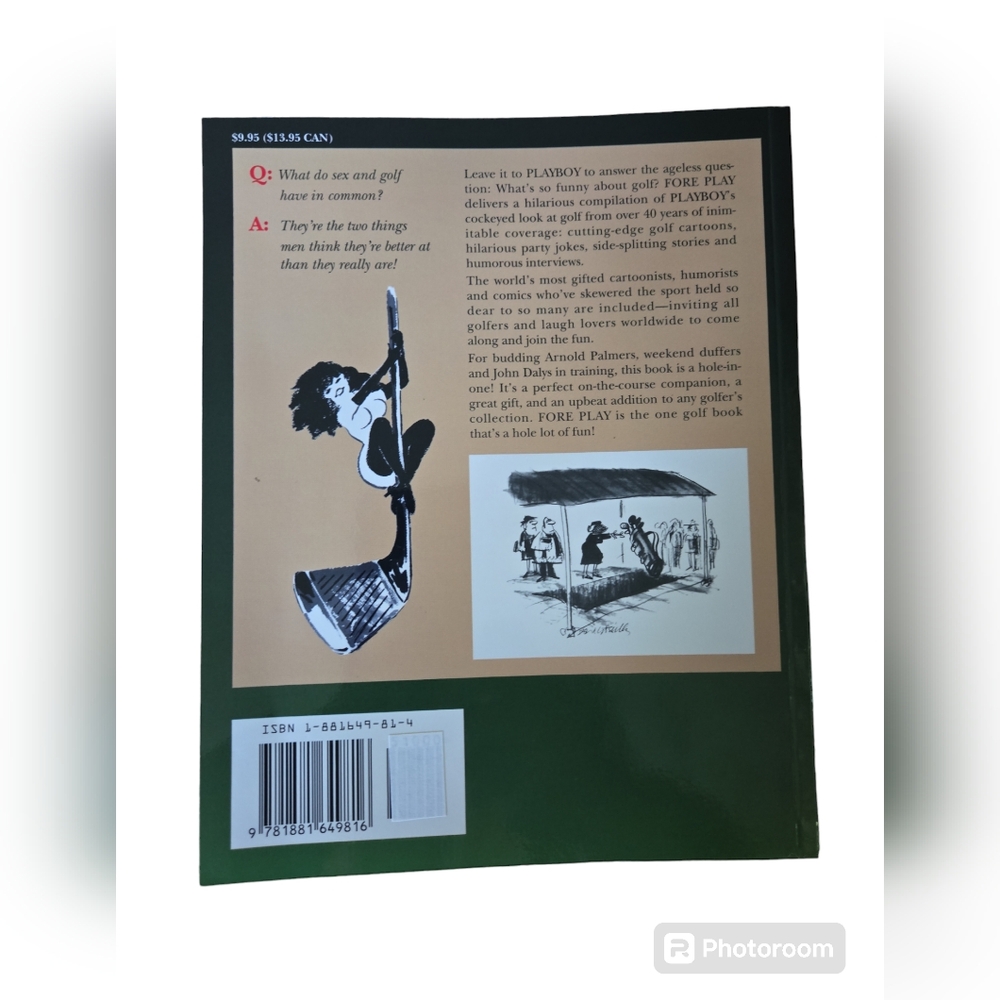 Paperback book FORE PLAY the very best of playboy's classic golf humor - Picture 2 of 4